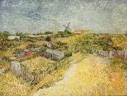 Vincent Van Gogh Gemusegarten am Montmartre France oil painting artist